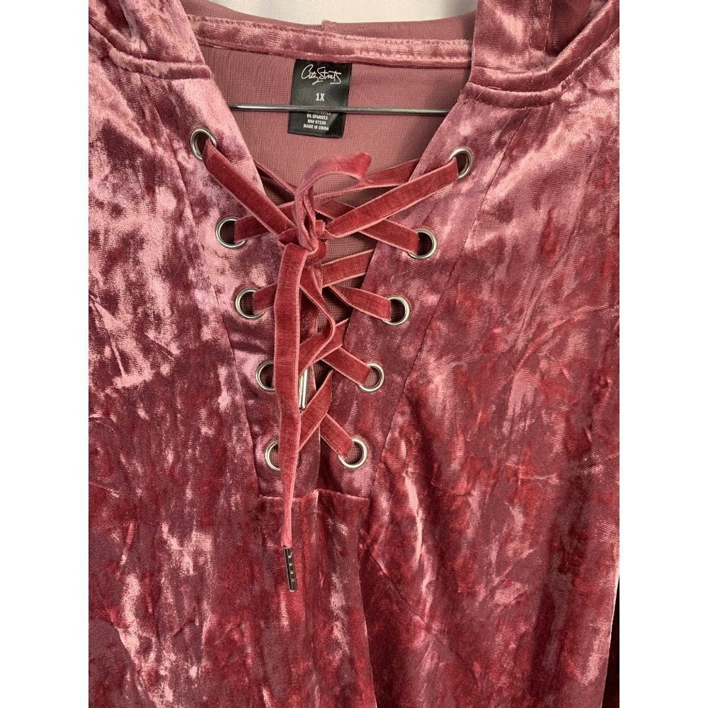 City Streets Women's Pink Soft Sweater - Picture 4 of 7